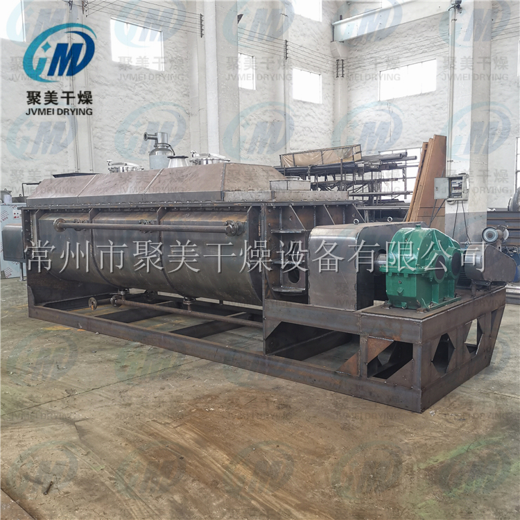 河北客戶(hù)大型空心槳葉干燥機(jī)生產(chǎn)現(xiàn)場(chǎng)（污泥干燥機(jī)）